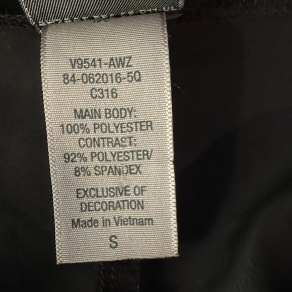 Black Hooded Lightweight Champion Jacket with Drawstring - Size Small - Picture 10 of 11